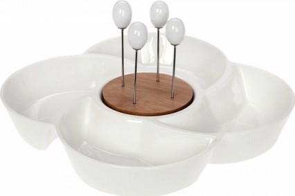 Cryspo Trio Ορντερβιέρα 4 Θέσεων Πορσελάνης 'Lotos Bamboo' 65000132